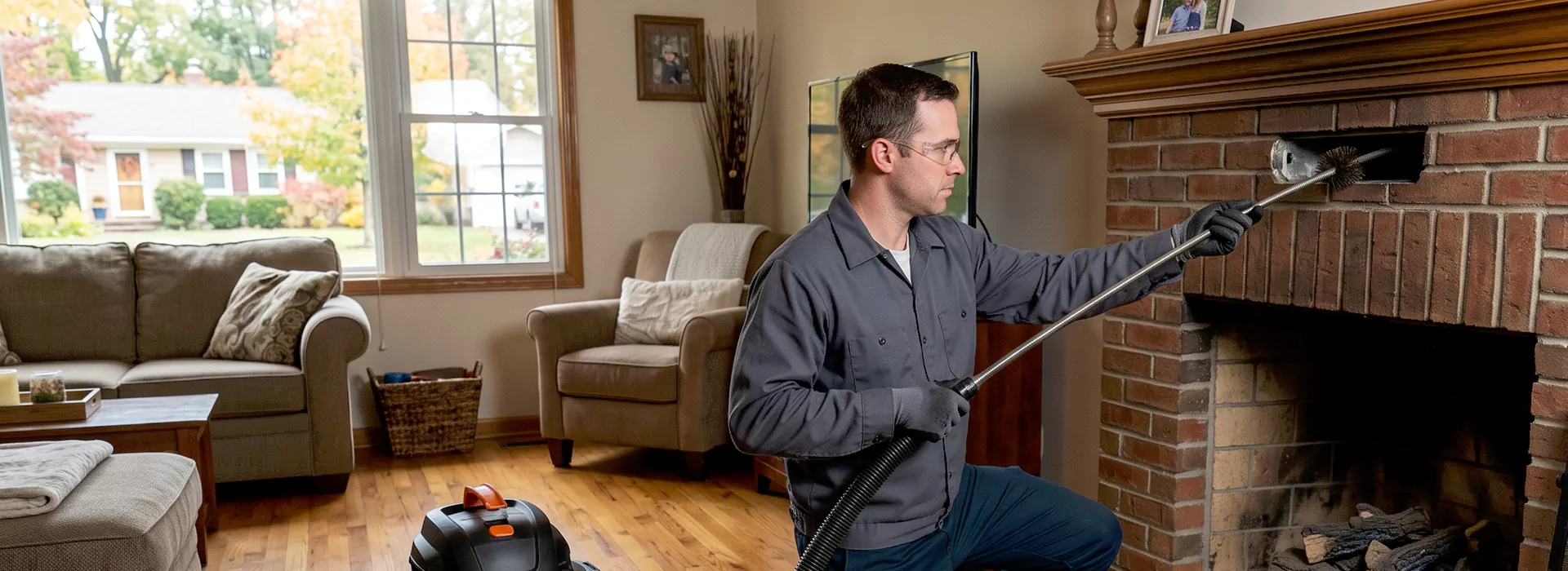 Fireplace Vent Cleaning in Old Bridge, NJ