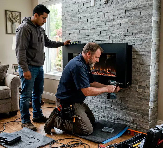 Certified Floating Fireplace Installation Company: Your Local Floating Mantel Installer in Old Bridge, NJ