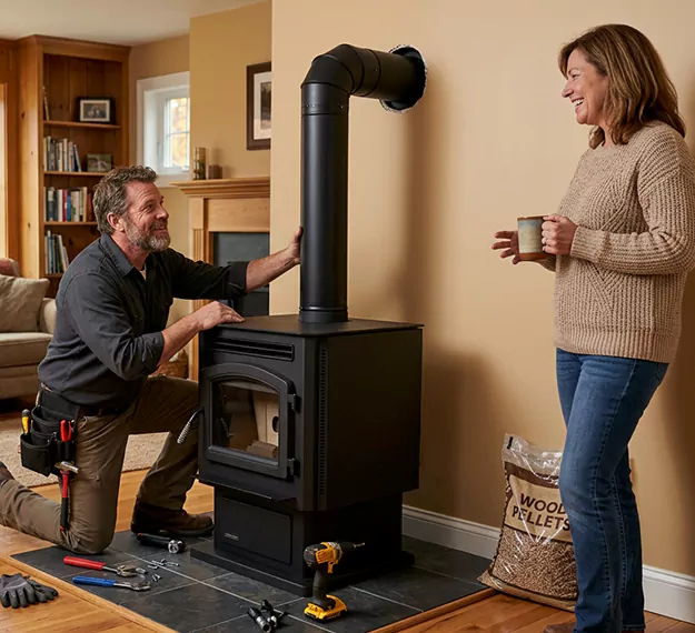 Certified Pellet Fireplace Installation Company: Your Local Pellet Stove Fitting Team in Old Bridge, NJ