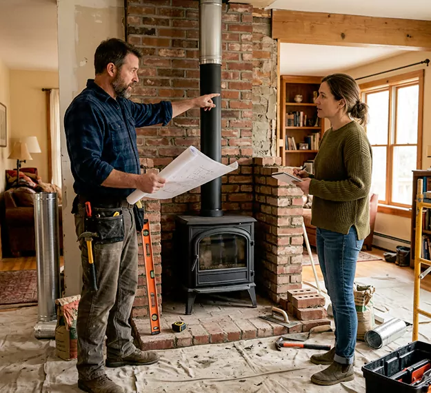 Why Old Bridge Homeowners Choose Our Wood Fireplace Installation Team?