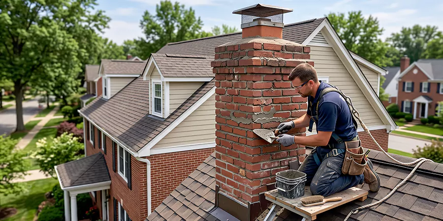 Stone Chimney Repair Old Bridge
