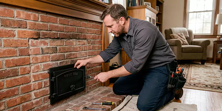 Fireplace Ash Dump Door Installation Old Bridge