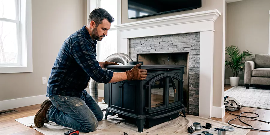Cast Iron Fireplace Insert Installation Old Bridge