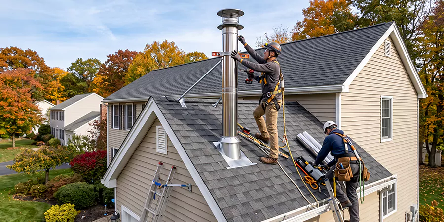 Freestanding and Corner Pellet Stove Installation Old Bridge